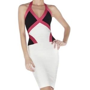 Herve Leger Andie Bandage Dress